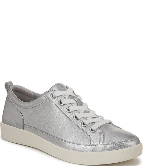 Vionic Winny Leather Detail Lace Up Sneakers Dillard S