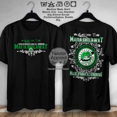 Hcstore Kaos Mafia Sholawat Majelis Abah Ali Gondrong Baju Santri