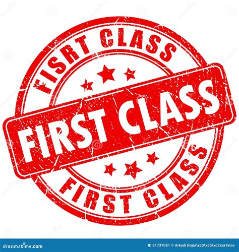 First Class Logo Stock Illustrations 776 First Class Logo Stock