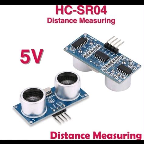 Jual HC SR04 Ultrasonic Distance Measuring Modul SR04 Pengukur Jarak