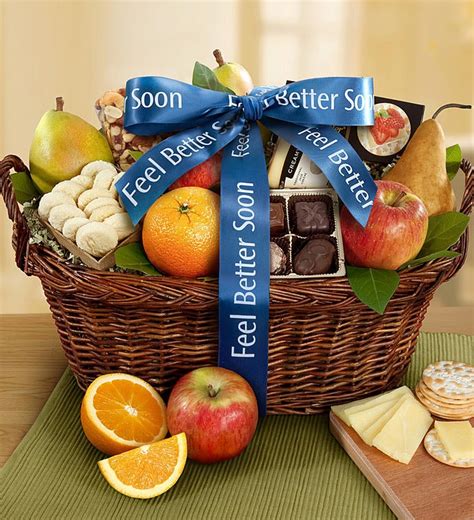 Vintage Get Well Fruit Gift Basket