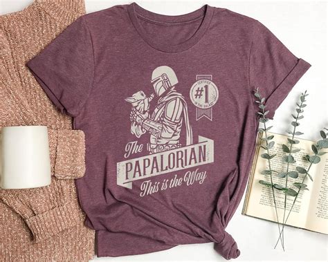 The Mandalorian and Grogu Papalorian Shirt Star Wars Shirt - Etsy