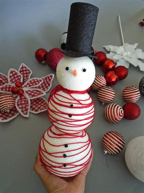 Diy Snowman Fun Mono De Nieve Con Sombrero