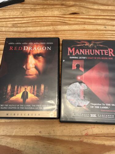 Hannibal Lecter Dvd Lot Red Dragon Man Hunter EBay