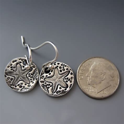 Sterling Silver Starfish Earrings