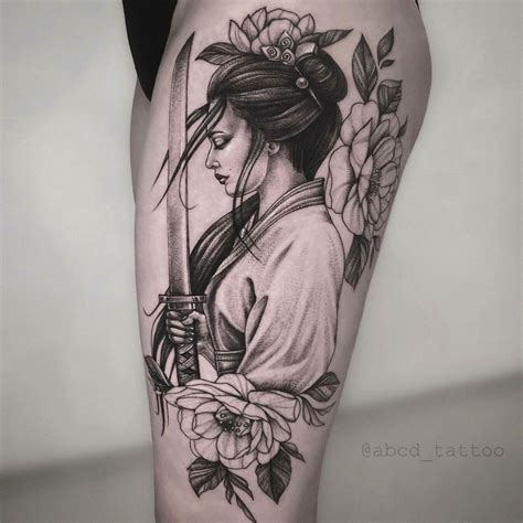 Samurai Woman Samurai Tattoo Design Samurai Tattoo Female Samurai