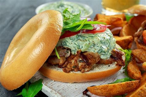 Epic Greek Chicken Sandwich Recipe With Lemon Dill Sauce Will Make You Look Forward To Sandwich