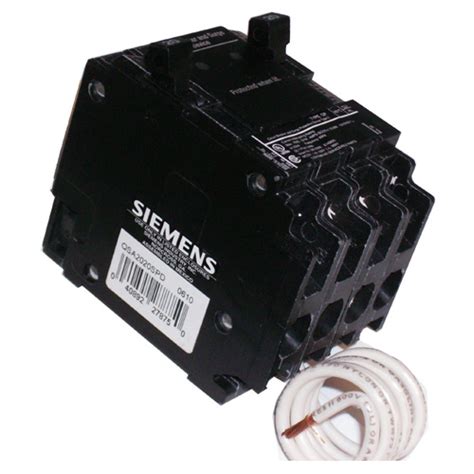 Siemens Surge Breaker Single Pole 2x 20 A 120 V Black Qsa2020spd Rona