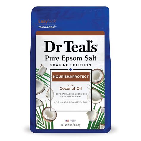 Dr Teals Sal Pura De Epsom Con Aceite De Coco Libras Yaxa Colombia