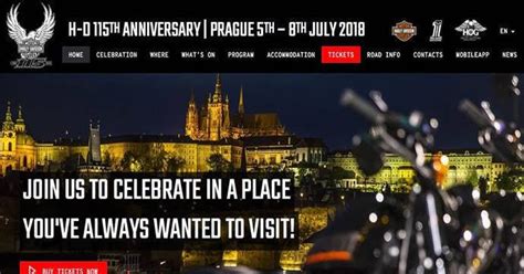 Harley Davidson Celebra Su 115 Aniversario En Praga