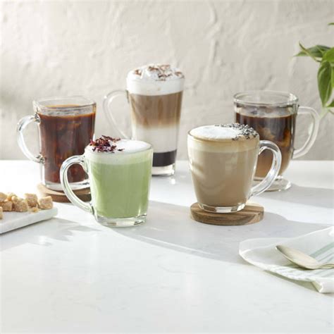 Libbey Tapered Glass Mugs 155 Ounce Set Of 8 Libbey Shop