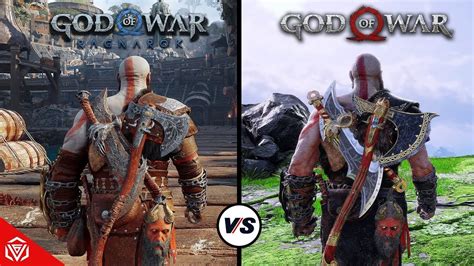 God Of War Ragnarok Vs God Of War Gameplay Comparison Full HD 60fps