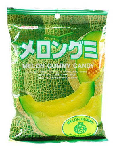 Melon Gummy Candy Japanese Sweets Food Gummy Candy