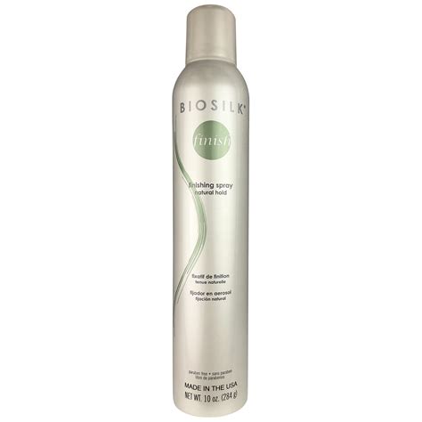 Biosilk Natural Hold Finishing Hair Spray With Silk Oz Walmart