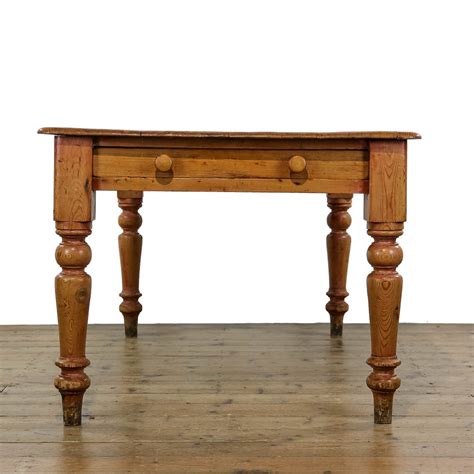 Large Victorian Farmhouse Pine Table