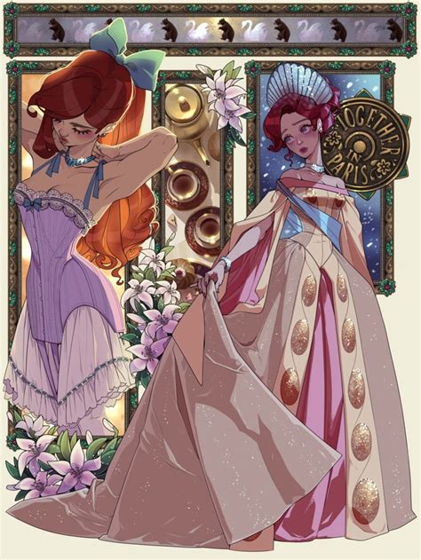 Pin By Teffie Yo On Anastasia Disney Princess Art Disney Art Disney