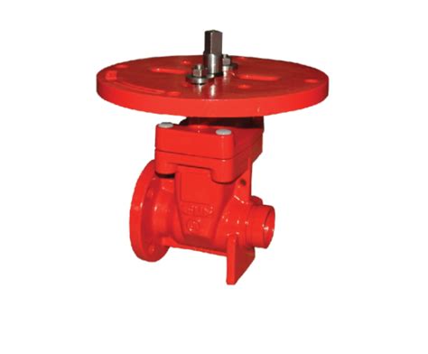 Grooved Resilient Seated Nrs Gate Valve Buy Grooved Resilient Seated