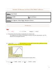 Lab Rlc Circuit Pdf Experiment Resonance And Phases In Rlc