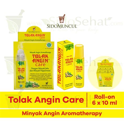 Jual Tolak Angin Care Roll On Minyak Angin Aromatherapy Sidomuncul