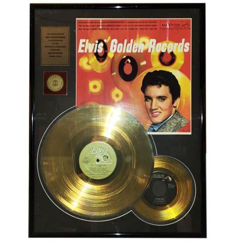 Elvis Presley Elvis Golden Records 24KT Gold Plated Record