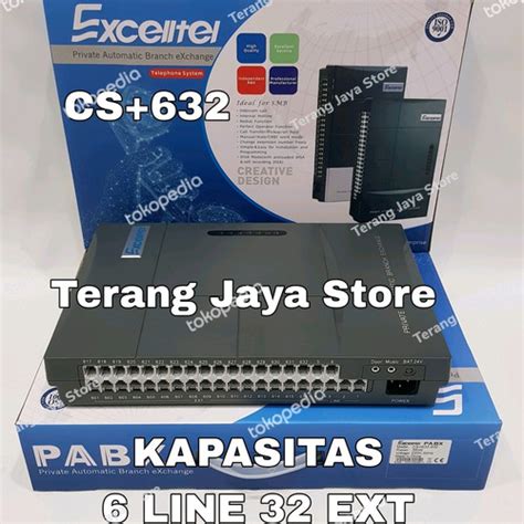 Jual Pabx Excelltel Cs Pabx Line Ext Pabx Excelltel Cs Pbx