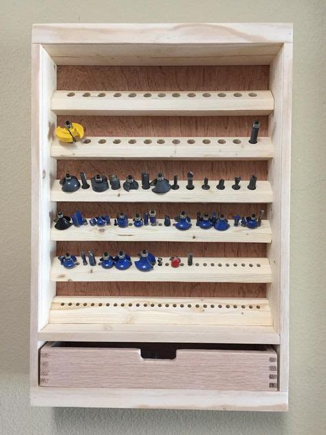 8 Cnc Bit Storage Ideas Router Bits Router Storage