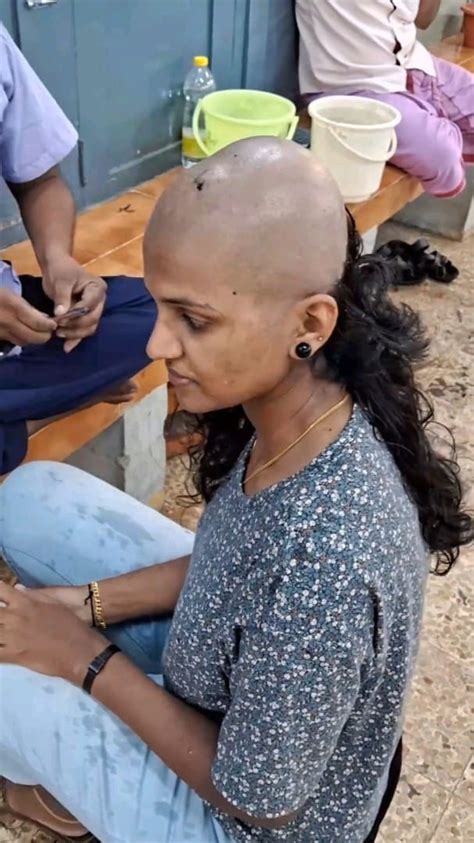 Mallu Young Couples Spiritual Head Shave Temple Head Shave Village Barber Stories