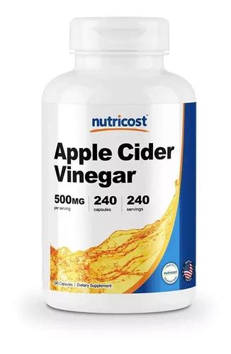 Nutricost Apple Cider Vinegar 500mg 240 Capsulas Vinagre De En Venta En Lima Lima Por Sólo S