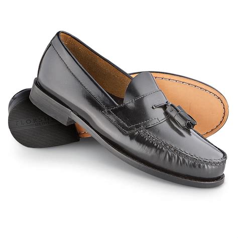 Men's Florsheim® Slip - on Dress Tassel Shoes, Black - 190703, Dress ...