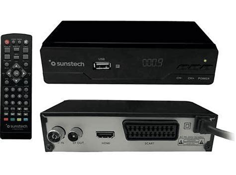 Sintonizador Tdt Sunstech Dtb Hd Hdmi Euroconector Rf In Out