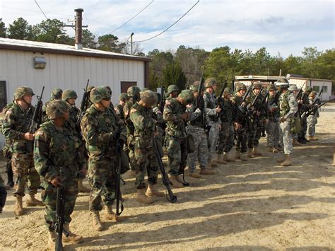 File:Soldier's preparing to go qualify at the weapons range at Fort Dix ...