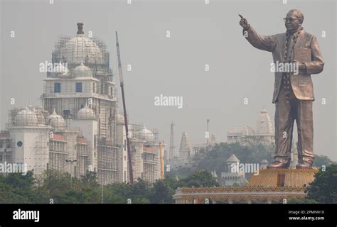 A 125 Feet Statue Of Dr Bhimrao Ramji Ambedkar Which Was Inaugurated On His Birth Anniversary