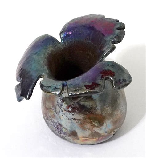 Shelby Prindaville April Raku Copper Glazed Ceramics