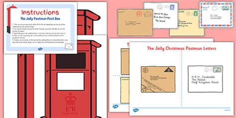 Post Box And Letters Resource Pack To Support Teaching On The Jolly Postman