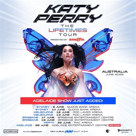 Devido A Demanda Katy Perry Adiciona Mais Uma Data Da Lifetimes Tour Na