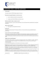 Bsbmkg Assessment Task V Docx Assessment Task Written