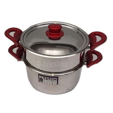 TATCH Couscoussier INOX Capacité 8 litres G lineshop rouge Fiche