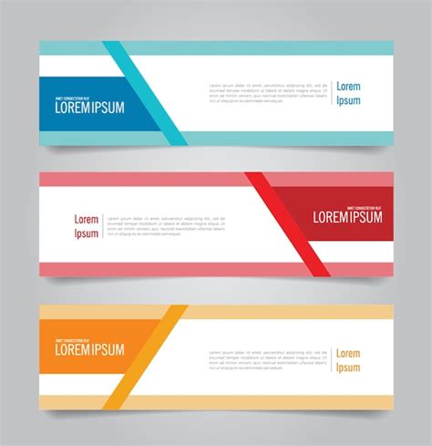 Premium Vector Modern Colorful Banner Template