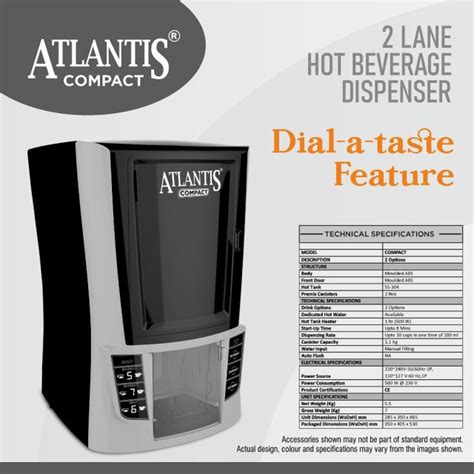 Atlantis Classic Lane Tea And Coffee Vending Machine Vending