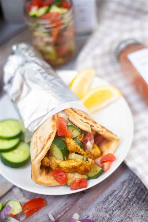 Air Fryer Chicken Shawarma Wraps All Ways Delicious