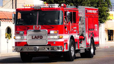 Lafd Engine Responding Youtube