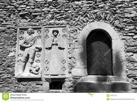 Stone Church Wall With Sculpture Stock Image Image Of Sculpture Tomb