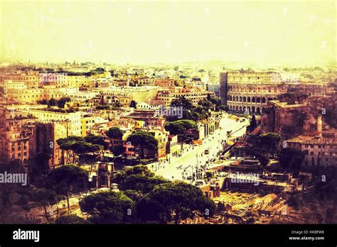 Over Coliseum In Rome Hi Res Stock Photography And Images Alamy