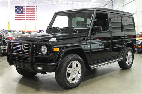 Black 2002 Mercedes Benz G500 For Sale Mcg Marketplace