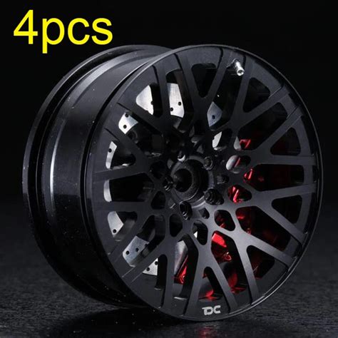 Pcs Metal Wheels Aluminum Alloy Wheel Hubs For Rc Drift Car On