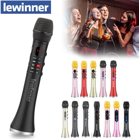 Lewinner L Series Karaoke Microphone Wireless Speaker 15 30W Portable