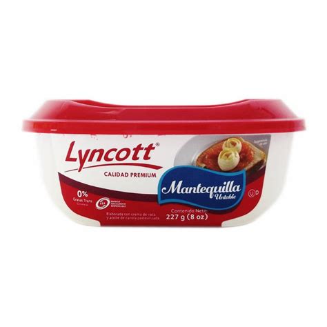 Mantequilla Con Sal Lyncott Untable 227 G Walmart