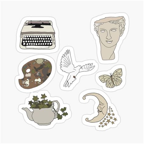 "Soft Artsy Sticker Pack" Sticker for Sale by sunflwrmike7 | Cute ...