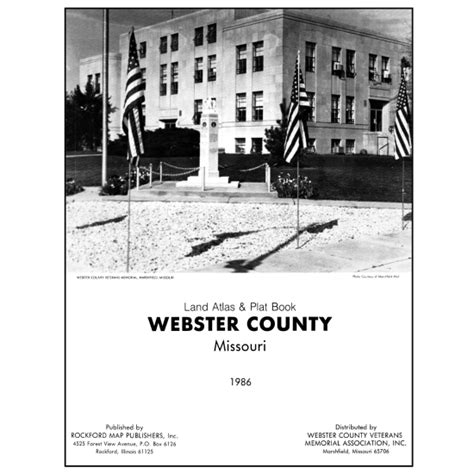 Missouri Webster County Plat Map And Gis Rockford Map Publishers