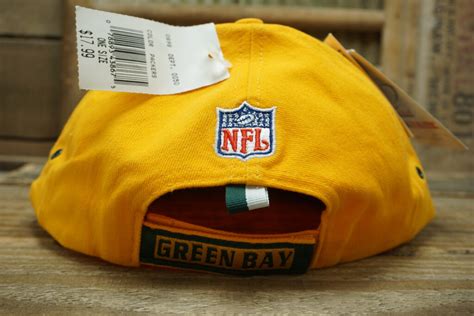 NFL Green Bay Packers Logo Athletic Hat with Tags - Vintage Snapback ...